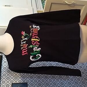 Kim Roger's PS black ugly Christmas 🎄 shirt